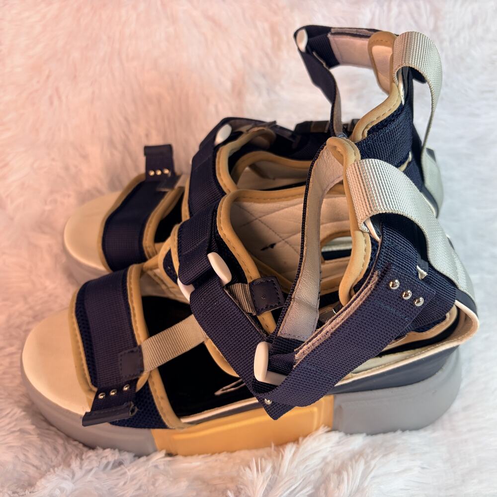 Anthony Wang Cranberry-07 Wedge Sandals Women's Size 9